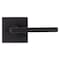 Kwikset Kwikset Halifax Matte Black Bed and Bath Lever Right or Left Handed 97300-949 - alternate 3